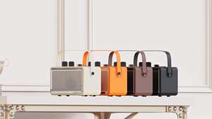 <span class=keywords><strong>SP500</strong></span> <span class=keywords><strong>Mini</strong></span> haut-parleurs karaoké avec lumières LED-Idéal pour les fêtes à la maison - Product Image 6