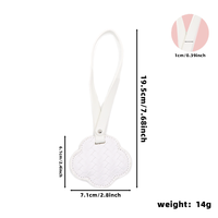 Sac de rangement parfumé en forme de nuage, en cuir PU, portable, pour voiture, aromathérapie, décoration créative pour voiture, ornement suspendu, cadeau
