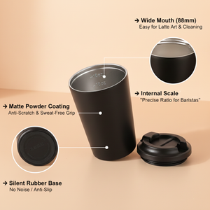 Tazza da <span class=keywords><strong>Caffè</strong></span> da Campeggio in Acciaio Inossidabile per Alpinismo, Isolamento Sottovuoto, Leggera per Escursionismo - Product Image 2