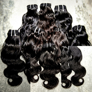 Cheveux Remy d'un seul donneur, vierges indiens bruts, couleur naturelle, styles Loose Deep Wave et Natural Wave, 100g, avec coupe Temple Cut - Product Image 6