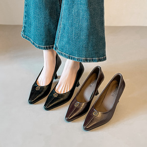 <span class=keywords><strong>Chaussures</strong></span> à talons hauts pointus et à bout peu profond pour femme, modè<span class=keywords><strong>le</strong></span> Camellia Summer Solid, nouvelle collection haut <span class=keywords><strong>de</strong></span> gamme 2026, à enfiler - Product Image 2