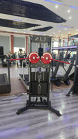 Machine de musculation pour press à la poitrine, soulevés latéraux, exercices d'épaules et de dos, multi-fly pour les deltoides, et multi-flight debout