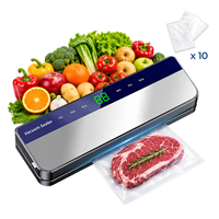 65kPa 120W 30cm 4L/min 4L Tank coupe-sac tuyau externe sec humide menage machine sous vide soudeuse emballage alimentaire
