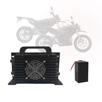 Chargeur embarqué étanche 2KW 72v 25a pour batterie de moto électrique, certifié CE/FCC/ROHS pour vélos électriques
