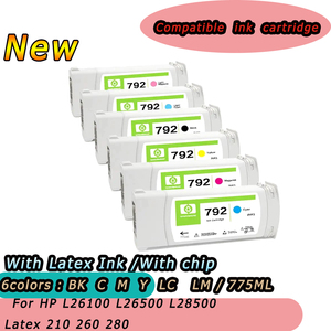 792 <span class=keywords><strong>cartouche</strong></span> d'<span class=keywords><strong>encre</strong></span> Compatible avec <span class=keywords><strong>encre</strong></span> Latex avec puce <span class=keywords><strong>pour</strong></span> <span class=keywords><strong>imprimante</strong></span> <span class=keywords><strong>HP</strong></span> L26100 L26500 L28500 Latex 210 260 280 - Product Image 2