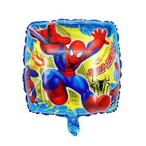 Ballons en aluminium Spiderman de 18 pouces, fournisseur de ballons de super-héros, décorations d'anniversaire et de fête prénatale pour enfants, nouveauté - Product Image 3