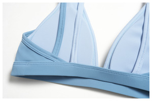 Double <b>Strap</b> Contrast Color Sports <b>Bra</b> High Waist Butt Lifting Biker Shorts 2 Piece Yoga Workout Set - Product Image 6