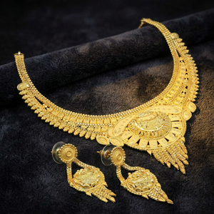 Wholesale 14K18K24K Gold Filled Fashion Necklaces Traditional Design Jewelry Set Brass Gold Forming Short Necklaces Oro Joyeria - Product Image 1