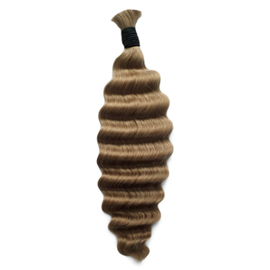 Nuovo arrivo #27 extension per capelli alla rinfusa a onde profonde per trecciatura, prezzo all'ingrosso 18in magazzino <span class=keywords><strong>e</strong></span> <span class=keywords><strong>pronto</strong></span> per la spedizione - Product Image 2