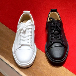 Sneakers <span class=keywords><strong>di</strong></span> Alta Qualità in Vera Pelle Stile Walking per Uomo e Donna <span class=keywords><strong>Scarpe</strong></span> <span class=keywords><strong>di</strong></span> Lusso <span class=keywords><strong>da</strong></span> Corsa Casual Sportive <span class=keywords><strong>di</strong></span> Marca con Suola Rossa - Product Image 2