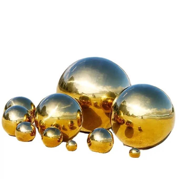 Hot Koop 50Mm 60Mm 80Mm 100Mm 120Mm 135Mm 150Mm 180Mm Gouden Heldere opknoping Bal Rvs Metal Hollow Decoratieve Bol