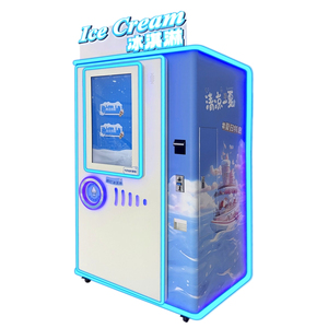 Máquina Expendedora de Helado Suave Totalmente Automática con Pantalla Táctil de 32 Pulgadas y 3000W, con Monedero, para Interiores - Product Image 1