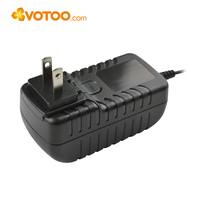 Adaptateur secteur AC DC VOTOO 26W-36W 9V 12V 13V 18V 24V 36V Chargeur mural 5.5x2.1mm Prise EU US UK AU CE RoHS Niveau VI
