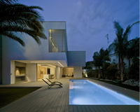 Porte coulissante insonorisée moderne ultra-étroite |   Porte en verre minimaliste en aluminium |   Technologie Silent Glide pour la villa de luxe SEA