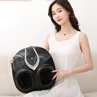 Masseur de pieds Shiatsu avec chaleur infrarouge, vibrations, compression d'air, rouleaux chauffants électriques pour les jambes et les mollets