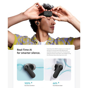 Audífonos Inalámbricos Realme Buds T500 Pro con ANC, Resistentes al Agua IPX4, Bluetooth 5.3, Control Táctil, Colores Amarillo, Negro y Plateado - Product Image 6