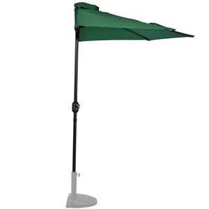 Vente en gros populaire <span class=keywords><strong>demi</strong></span>-rond soleil patio extérieur mur <span class=keywords><strong>parasol</strong></span> parapluie pour votre cour - Product Image 1