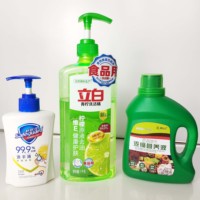 Étiquettes personnalisées pour emballages de produits chimiques quotidiens, autocollants adhésifs pour gel douche, étiquettes autocollantes pour emballages de détergent à lessive
