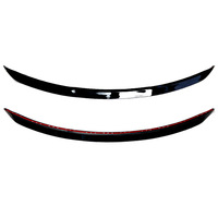 Aileron de toit arrière pour voiture, kit carrosserie sport, noir brillant, compatible avec une Classe W176 A180 A200 Hatchback 2013-2018, accessoires de voiture