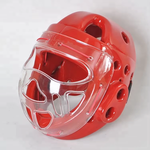 <span class=keywords><strong>Casque</strong></span> de karaté blanc style WKF avec visière - Product Image 4