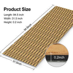 WOOWAVE all'ingrosso di grado marino EVA Foam pavimenta per barche pavimentazioni 6mm di spessore piscina <span class=keywords><strong>mare</strong></span> ponte Pad EVA antiscivolo foglio - Product Image 6