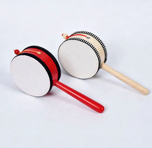Tambour à claquettes Orff en bois de 4 pouces, traditionnel et éducatif, pour bébé - Vente en gros à chaud - Product Image 1