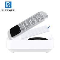 Stylo de polissage rechargeable pour ongles avec collecteur de poussière, repose-main, filtre et lampe d'éclairage – Outil à ongles multifonctionnel 5-en-1