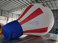 Ballon publicitaire gonflable personnalisé, modèle de montgolfière gonflable pour la promotion de marque lors d'événements