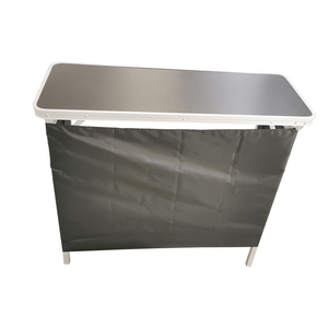 Wholesale Melamine Frame <b>Folding</b> bar <b>Table</b> with Black Handbag - Product Image 2