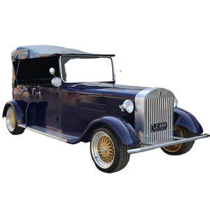 Venta Especial: Auto Eléctrico Vintage, Auto Clásico a Batería, Estilo Retro, para Recorridos en Pequeños Resorts - Product Image 1