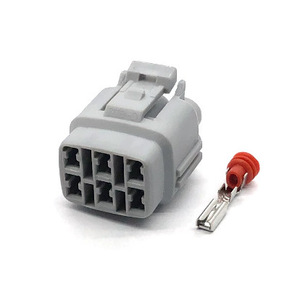 Conector de Sensor Impermeable de 6 Pines, Plástico Gris, Macho y Hembra, para Vehículos Suzuki, Toyota, Honda, Estándar IP20 Mo 161 - Product Image 3
