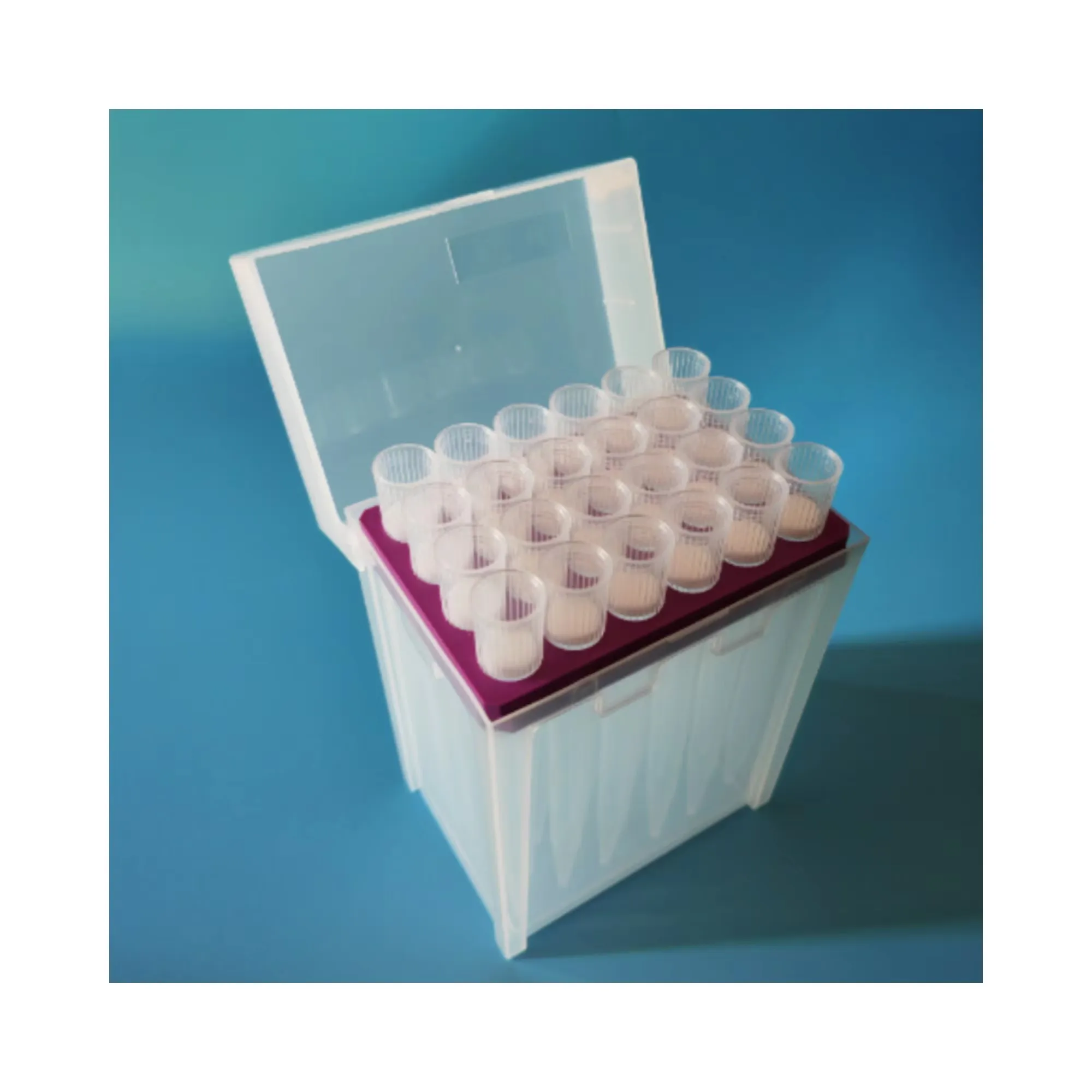 Puntas de filtro estériles de laboratorio de plástico de 10ml, caja de estante de pipeta, puntas de pipeta universales para Eppendorf