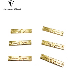 High Quality Metal <b>Name</b> <b>Labels</b> for Clothing - Product Image 3
