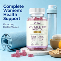 Gummies Myo D-Chiro Inositol Marque Blanche Rapport 40:1 Soutien Équilibre Hormonal Santé Ovarienne Supplément Adulte OEM ODM 60 unités