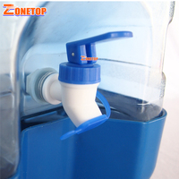 Bouteille en plastique PC de qualité alimentaire 15L 15 litres 4 gallons Seau carré avec robinet