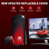 Neue Abdeckungen Frontplatte Gehäuse für PS5 Schutz-Ersatzpaneele für Playstation 5 Disc Edition Spider-Version