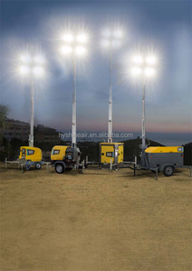 Atlas Copco Hilight V7 + Di Động Cầm Tay LED Chiếu Sáng Tháp 7.5M Chiều Cao 4X350W Kubota Động Cơ Diesel 110L Bình Nhiên Liệu 150 Giờ Thời Gian Chạy - Product Image 5