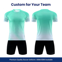 Camiseta de Fútbol con Cuello, Sublimación Personalizada, Malla de Poliéster con Logotipo, Nombre y Número, Camiseta de Fútbol OEM al por Mayor