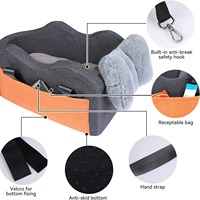 Lit de voiture de luxe personnalisable pour animaux de compagnie (chats et chiens) - Transporteur de voyage portable à fixer sur le siège