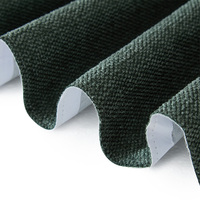 Tissu d'ameublement léger et économique en suède collé tricoté 100% polyester pour la maison et les canapés