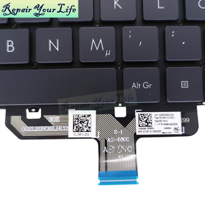 GR เยอรมันคีย์บอร์ดเรืองแสงสำหรับ <span class=keywords><strong>ASUS</strong></span> <span class=keywords><strong>Zenbook</strong></span> 14X UN5401 UM5401 UX5401 UX5401Z UX5400 UX5400Z <span class=keywords><strong>UX5400EA</strong></span> 0KNB0-4602GE00 คีย์บอร์ดใหม่ - Product Image 4