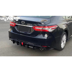 คาร์บอนไฟเบอร์สไตล์ 2 พร้อมไฟท้าย  ลิ้นกันชนหลังพลาสติก  ดิฟฟิวเซอร์หลัง สำหรับรถยนต์โตโยต้า แคมรี่ ปี 2018 2019 2020 2021 <span class=keywords><strong>2022</strong></span> 2023 - Product Image 4