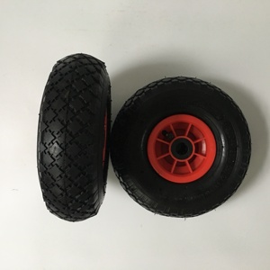 新しい260mm空気圧ハンドトラックホイールPPリム付きレストランおよびホテル交通 - Product Image 3