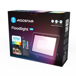 Lampe LED à faisceau 50W RGB IP65, idéale pour l'éclairage décoratif et les environnements extérieurs. - Product Image 3