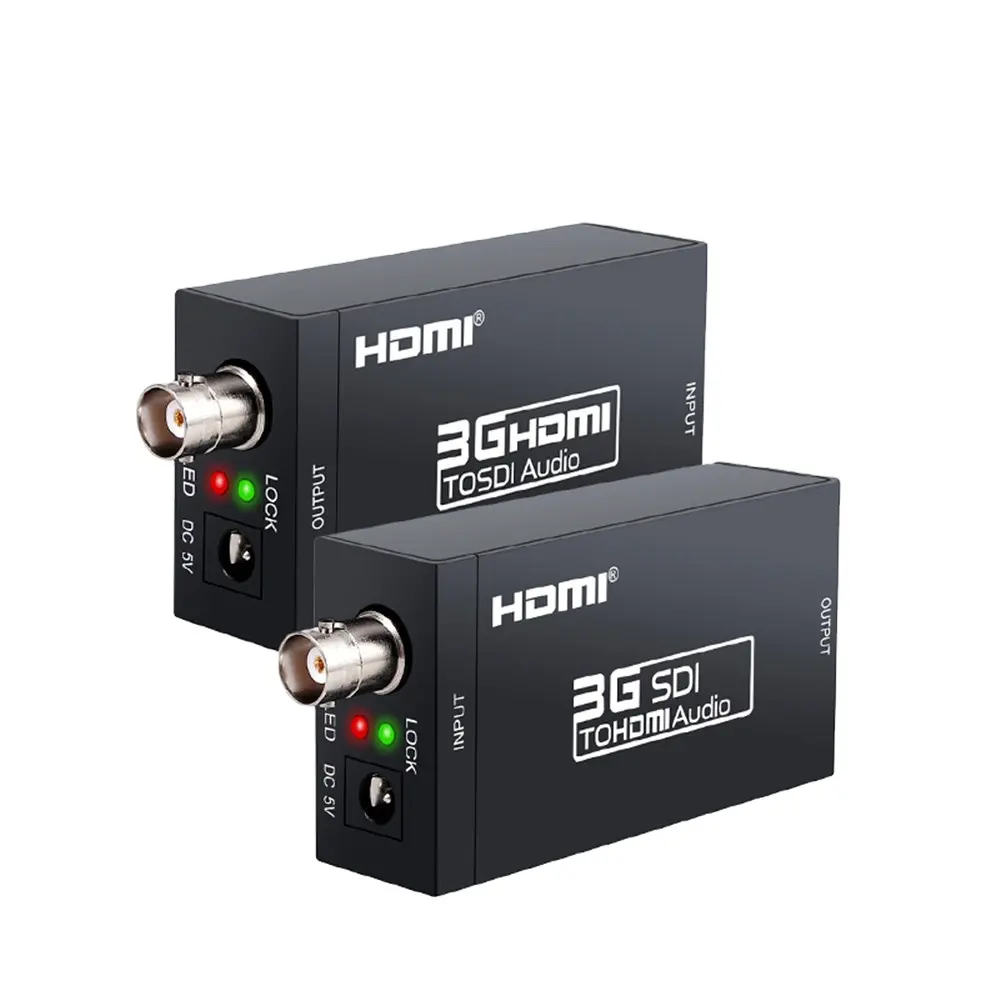 Adaptador HDMI 1080P a 3G SDI BNC, convertidor de vídeo 3G SDI a HDMI