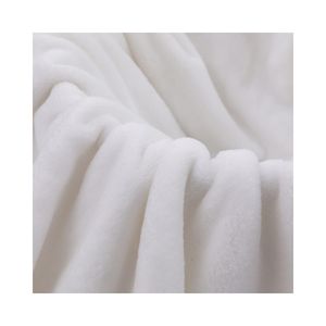 100% poliéster personalizar sublimação vison branco cobertor aconchegante flanela velo tecido lance cobertor para adultos e bebê - Product Image 1