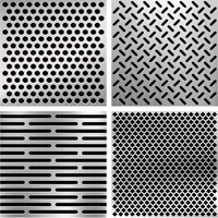 Grille de haut-parleur en tôle perforée hexagonale galvanisée personnalisable, certifiée ISO9001, marque QUNKUN