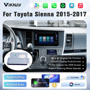 Decodificador Viknav Linux para Toyota Sienna 2015-2017, Mirror Wireless CarPlay, Android Auto, actualización estéreo, pantalla OEM, Retrofit. - Product Image 2