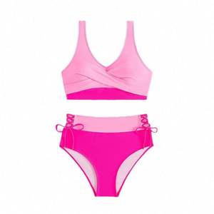 2024 nuevo Bikini traje de baño mujeres Europa y los Estados Unidos Ins Sexy traje de baño transfronterizo explosivo Bikini al por mayor - Product Image 2