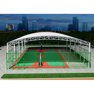 Estructura de Techo para Pista de Pádel con Cubierta de Membrana Impermeable de PVDF y Estructura de Acero Poligonal - Product Image 5